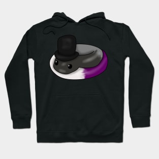 Asexual Snake in a top hat Hoodie